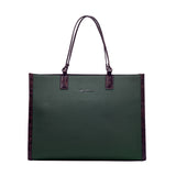 Women's Green Casual Solid Tote Bag
