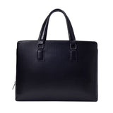 Unisex Black Solid Laptop Bag