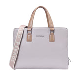 Unisex Off White Casual Solid Shoulder Bag