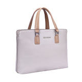 Unisex Off White Casual Solid Shoulder Bag