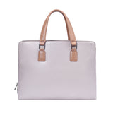 Unisex Off White Casual Solid Shoulder Bag