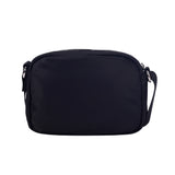 Unisex Black Casual Solid Crossbody Bag