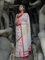 Women's Multicolor Cotton Acrylic Saree