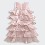 Girls Pink Party Sleeveless Dress