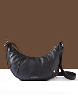 Women's Black Casual Solid Sling Bag
