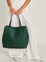 Women's Green Casual Solid Shoulder Bag