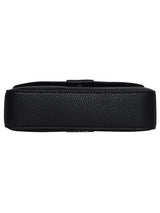 Women's Black Casual Textured Sling Bag