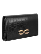 Women's Black Party Textured Sling Bag