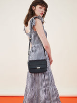 Women's Black Casual Solid Crossbody Bag