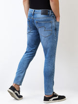 Men's Blue Casual Slim Fit Jeans