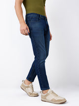 Men's Blue Casual Slim Fit Jeans