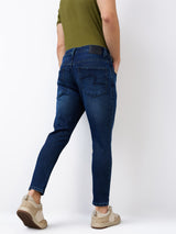 Men's Blue Casual Slim Fit Jeans