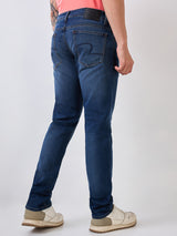 Men's Blue Casual Straight Fit Jeans