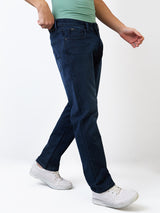 Men's Blue Casual Straight Fit Jeans