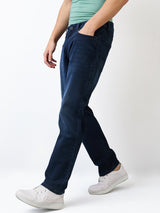 Men's Blue Casual Straight Fit Jeans