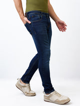 Men's Blue Casual Slim Fit Jeans