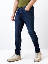 Men's Blue Casual Slim Fit Jeans
