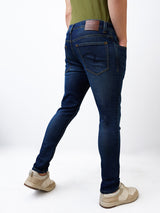 Men's Blue Casual Slim Fit Jeans