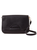 Women's Black Casual Textured Crossbody Bag