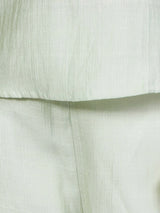 Girls Green Festive Top with Culotte