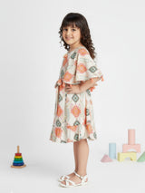 Girls Multi Casual Dress