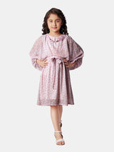 Girls Pink Casual Dress