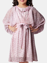 Girls Pink Casual Dress