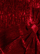 Girls Maroon Party Full Sleeves Dress with Legging