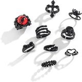 Men's Evil Rings - Set of 9