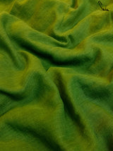 Women's Green Cotton Zari Saree