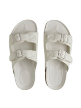 Men's White Cork Casual Sandals
