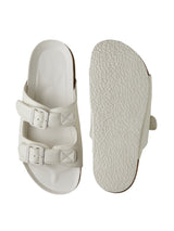 Men's White Cork Casual Sandals