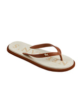 Men's Ivory and Brown Eco Classic Slippers