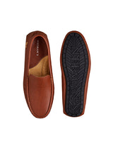 Men's Tan Dapper Driving Loafers