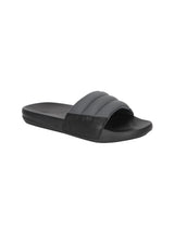 Men's Grey and Black Squooshy Slides