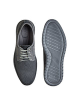 Men's Steel Grey Derbies Casual Shoes