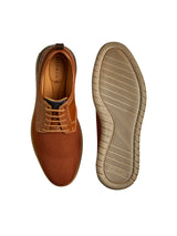 Men's Tan Derbies Casual Shoes