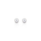 Women's Silver Victoria Halo Cluster Studs