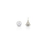 Women's Silver Victoria Halo Cluster Studs