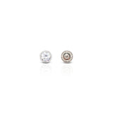 Women's Silver Victoria Halo Cluster Studs