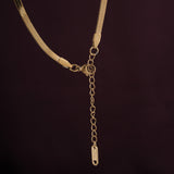 Women's Gold Plated Black Vixen Necklace Waterproof & Anti-Tarnish