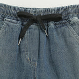 Girls Blue Straight Fit Non-Stretchable Jeans