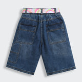 Girls Blue Casual Pant