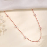 Women's Rose Gold Star Constellation Chain