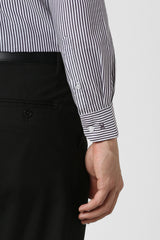 Men's Grey Casual Full Sleeves Shirt