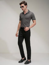 Men's Black Slim Fit Chinos Trouser