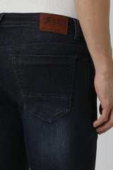 Men's Navy Casual Skinny Fit Jeans