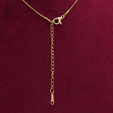 Men's Yellow Stone Gold Necklace Waterproof & Anti-Tarnish