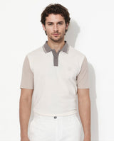 Men's White Casual Regular Fit Solid Half Sleeves Polo Tshirt