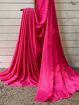 Women's Pink Modal Saree